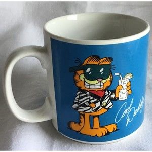 Garfield Coffee Mug Cup Cool Daddy By Enesco Shades 3.5"